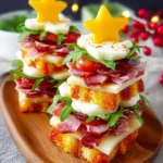 Christmas Tree Sandwich Stacks First Image