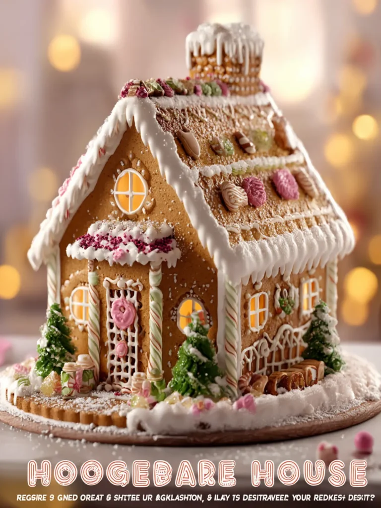 How to Make a Gingerbread House First Image