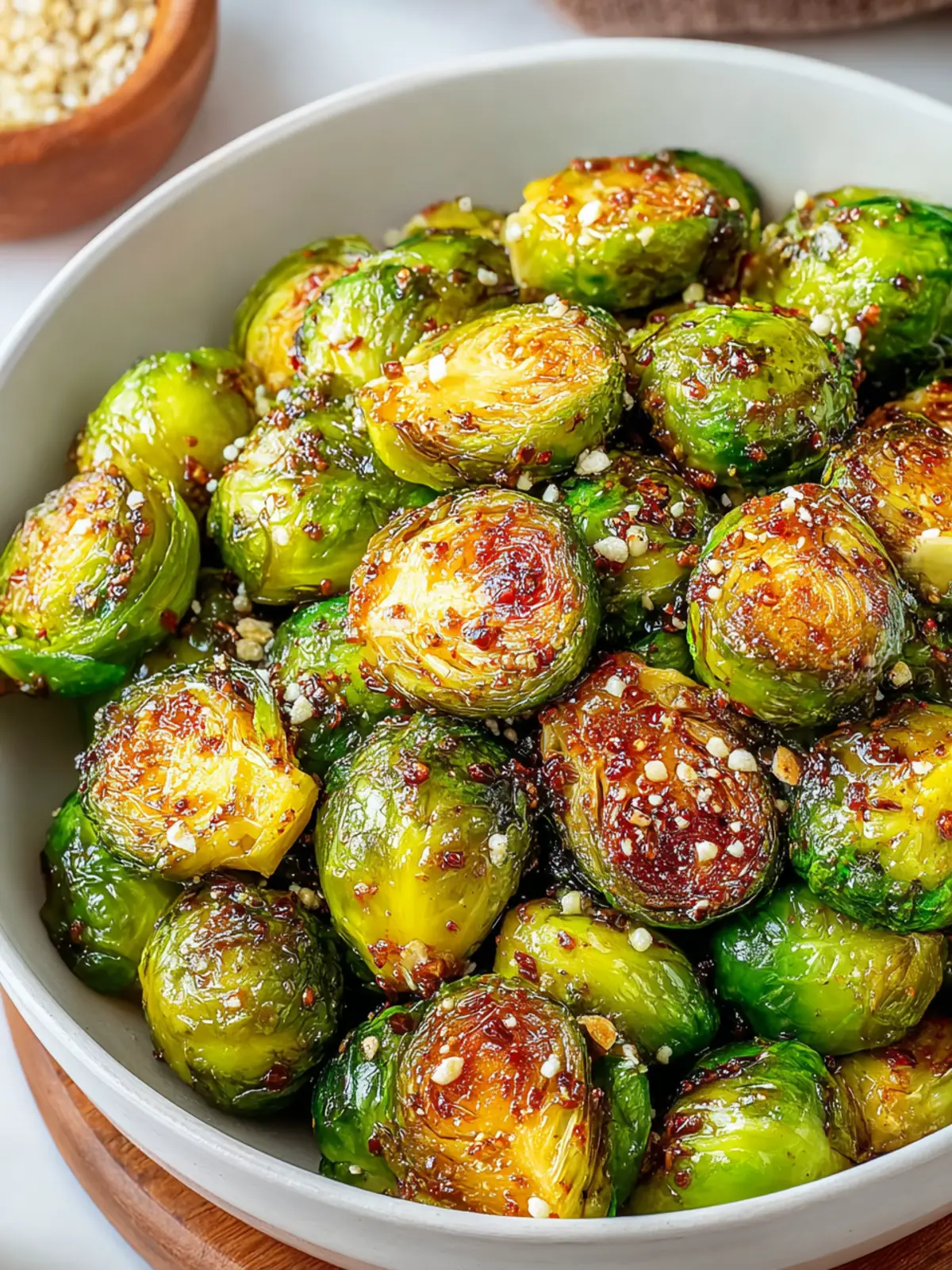 Irresistible Garlic Butter Brussels Sprouts Recipe First Image