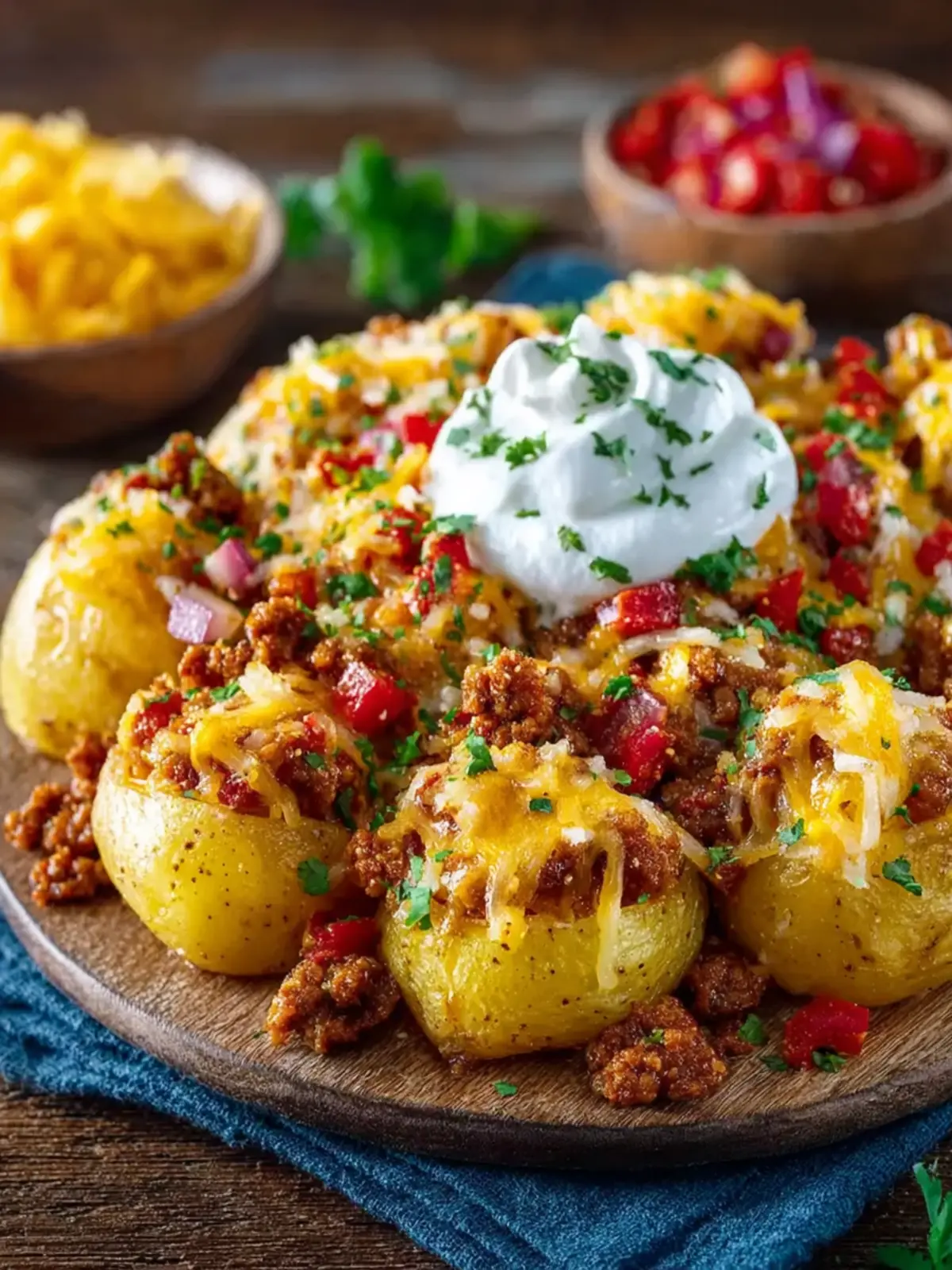 Cheesy Taco Potatoes First Image