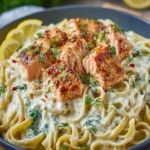 Creamy Salmon Pasta First Image