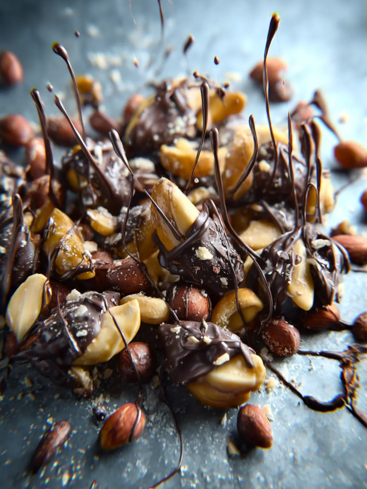 Chocolate Covered Nuts Recipe First Image