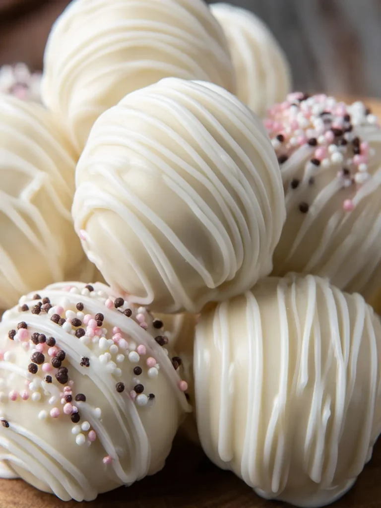 White Chocolate Truffles {Vanilla} First Image