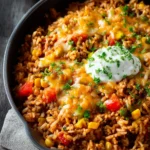 Mexican Ground Beef Casserole with Rice First Image