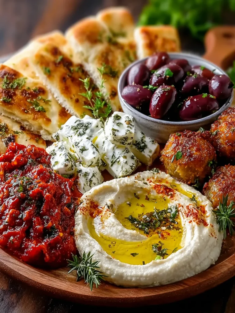 Mediterranean Mezze Tapas Platter: Share Flavorful Joy First Image