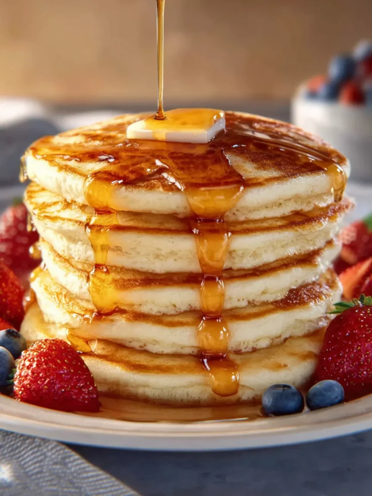 Egg-Free Pancakes (Easy, Fluffy, Made With Pantry Staples) First Image