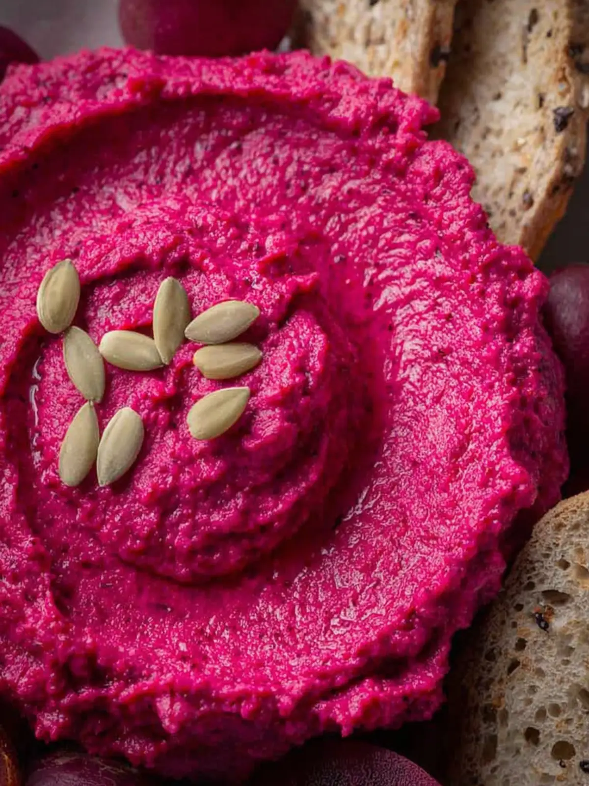 Fresh Beetroot Hummus (Creamy & Naturally Pink) First Image