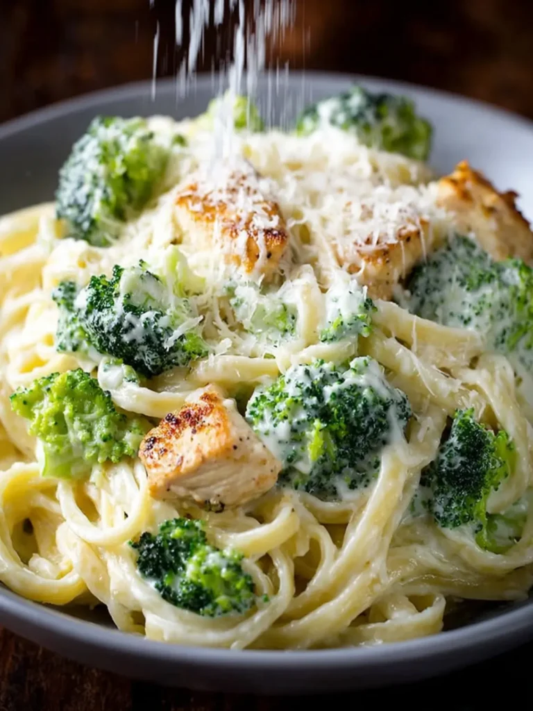 Crock Pot Chicken Alfredo with Broccoli First Image