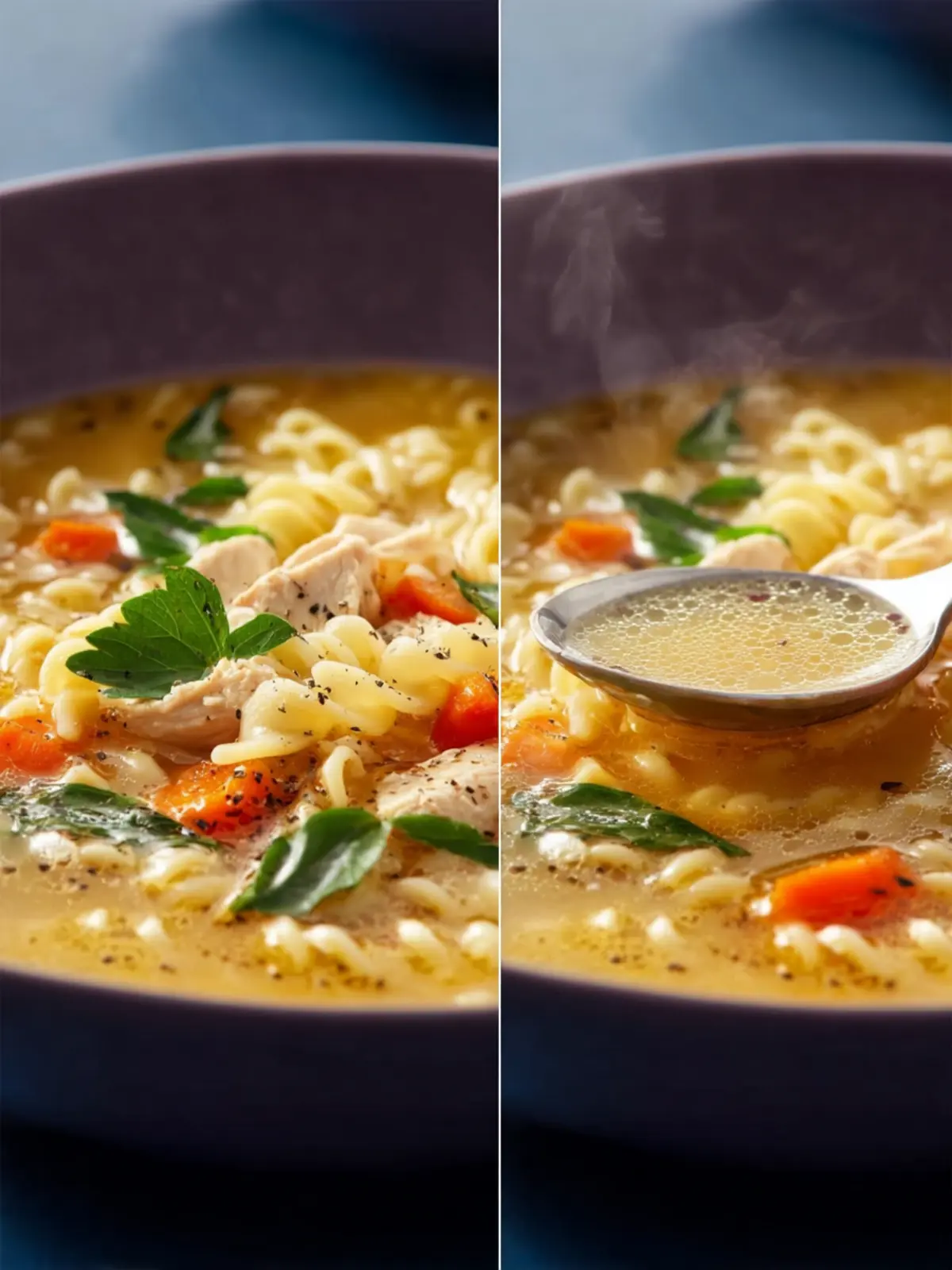 Quick and Easy Italian Penicillin Soup (Chicken Noodle Soup) First Image