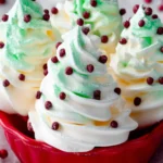 Christmas Tree Meringue Cookies First Image