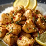 Lemon Garlic Chicken Bites First Image