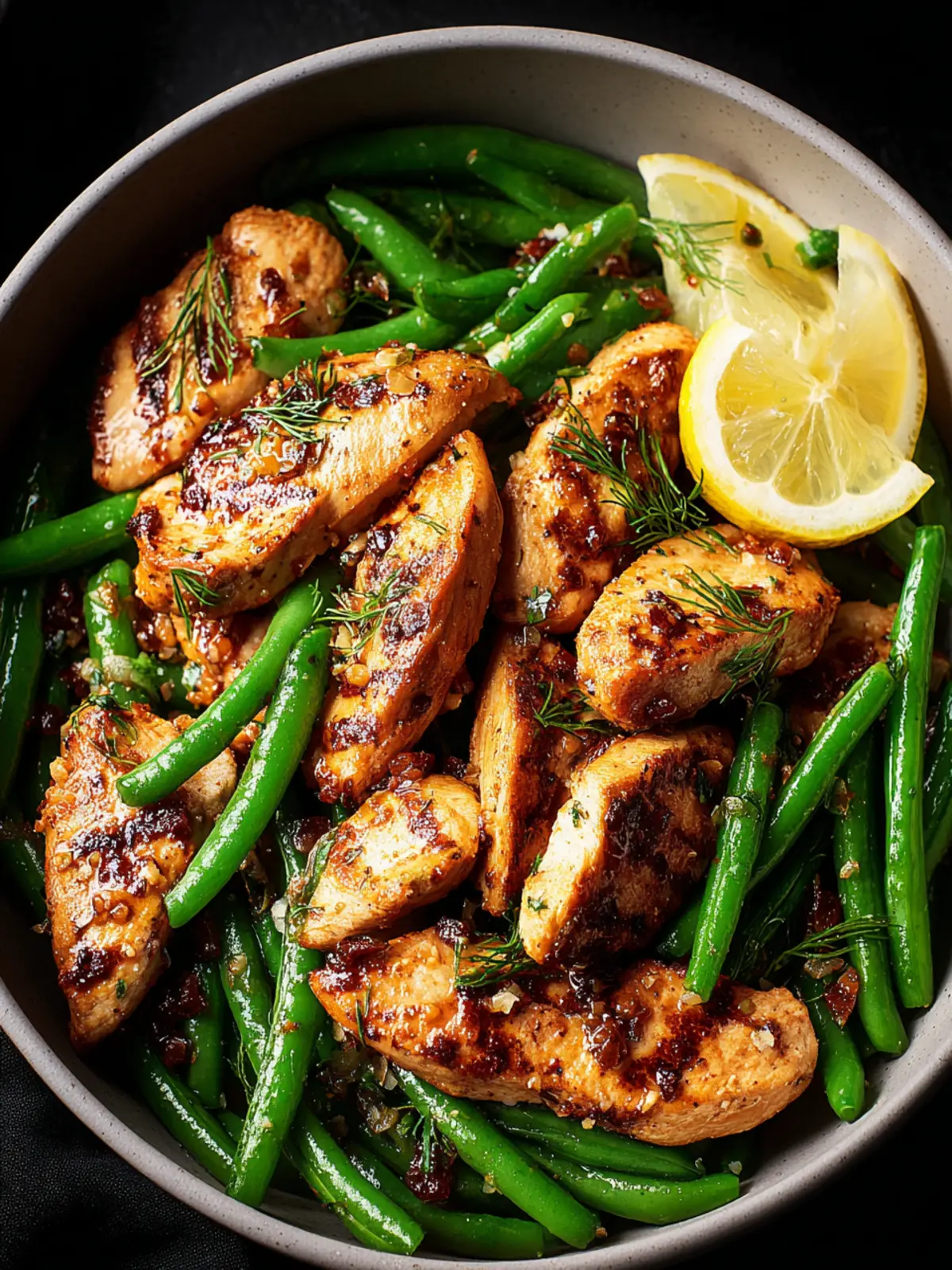 Irresistible Chicken Green Bean Skillet Recipe for Dinner First Image