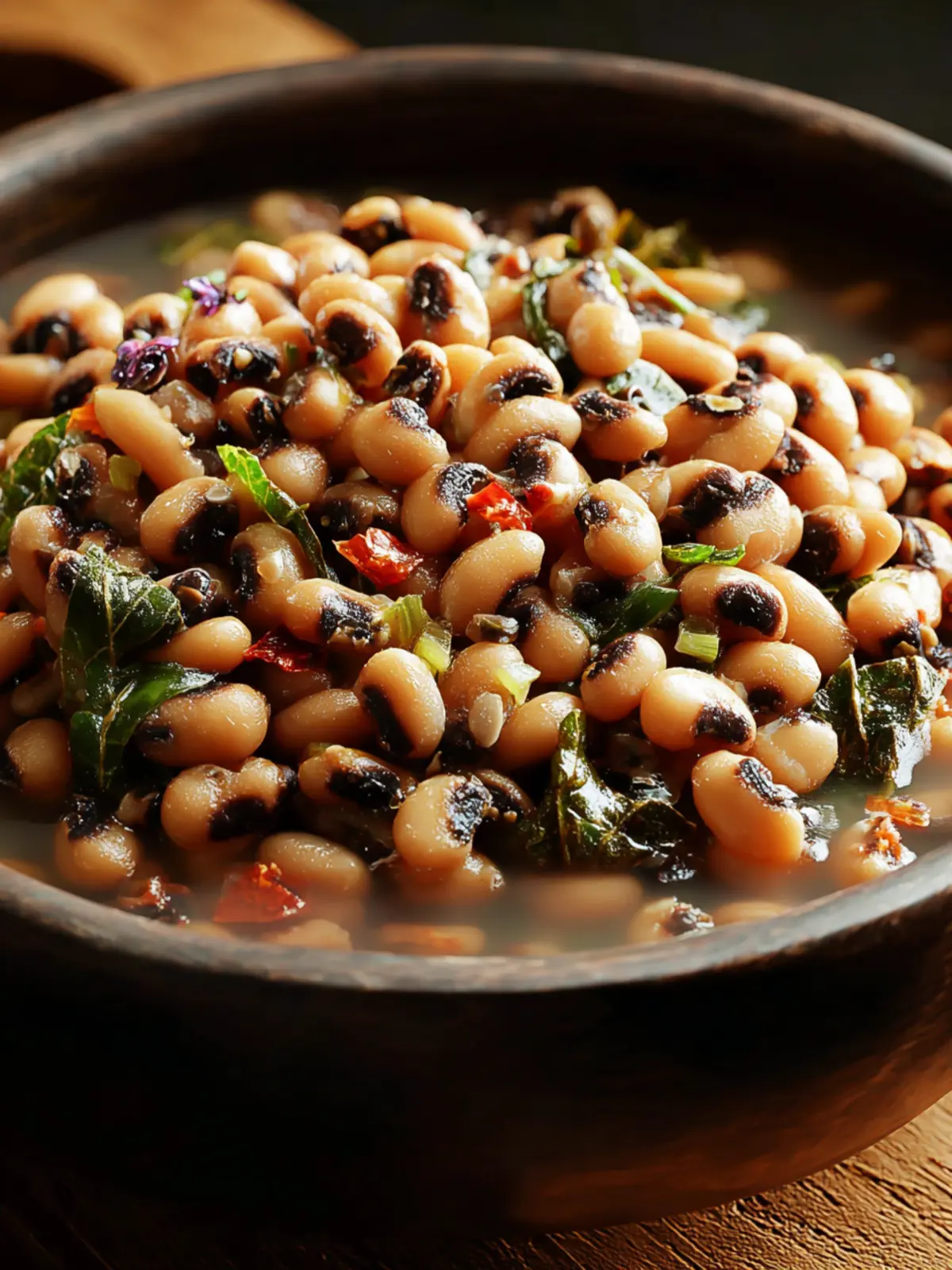 Magical Classic New Year Black Eyed Peas Recipe First Image