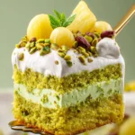 Pistachio Pineapple Cake First Image