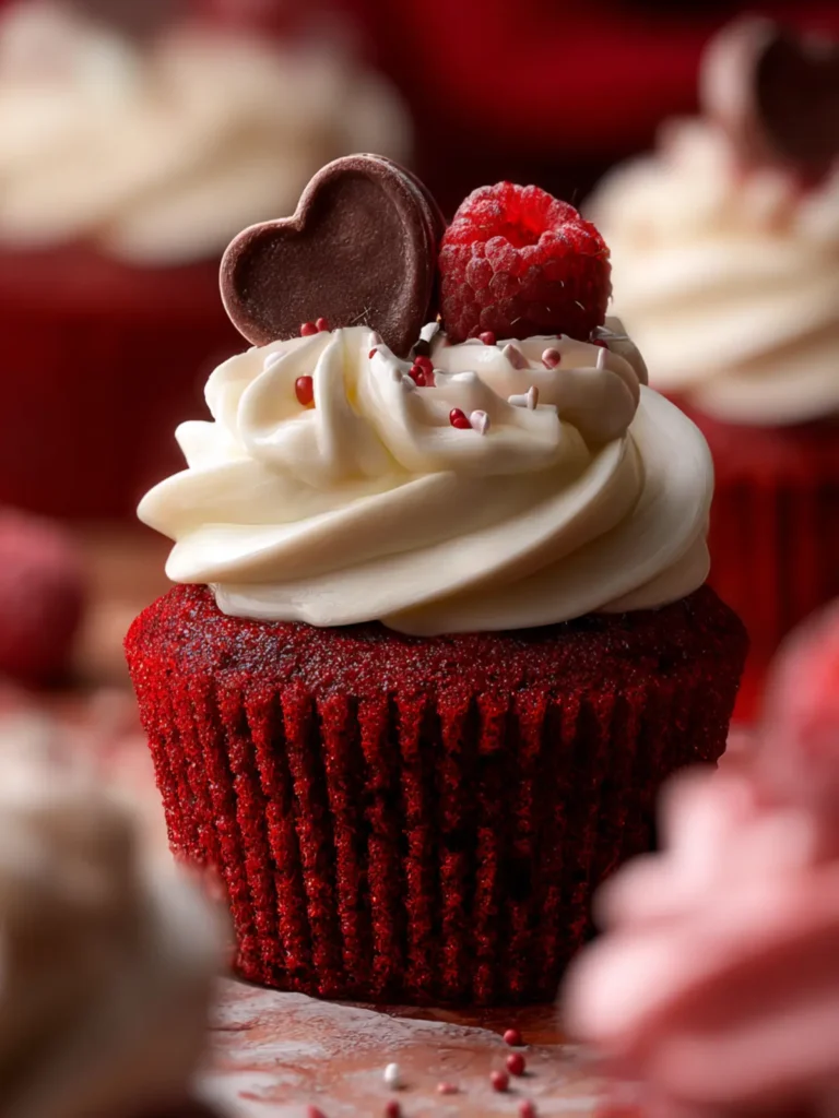 Red Velvet Cupcakes First Image