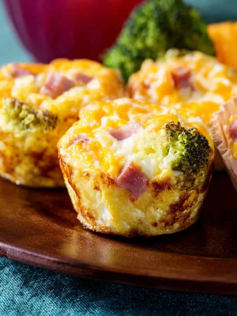 Broccoli, Ham and Cheese Egg Bites First Image