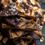 10 Minute Peanut Butter Chocolate Greek Yogurt Bark First Image