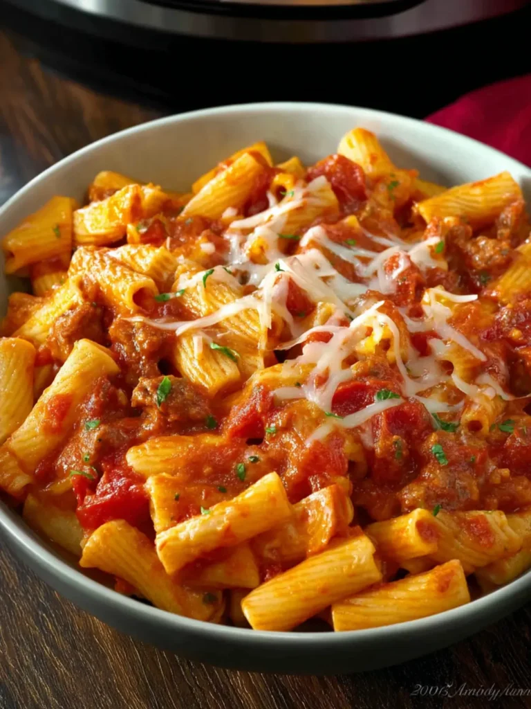 Instant Pot Pizza Pasta First Image