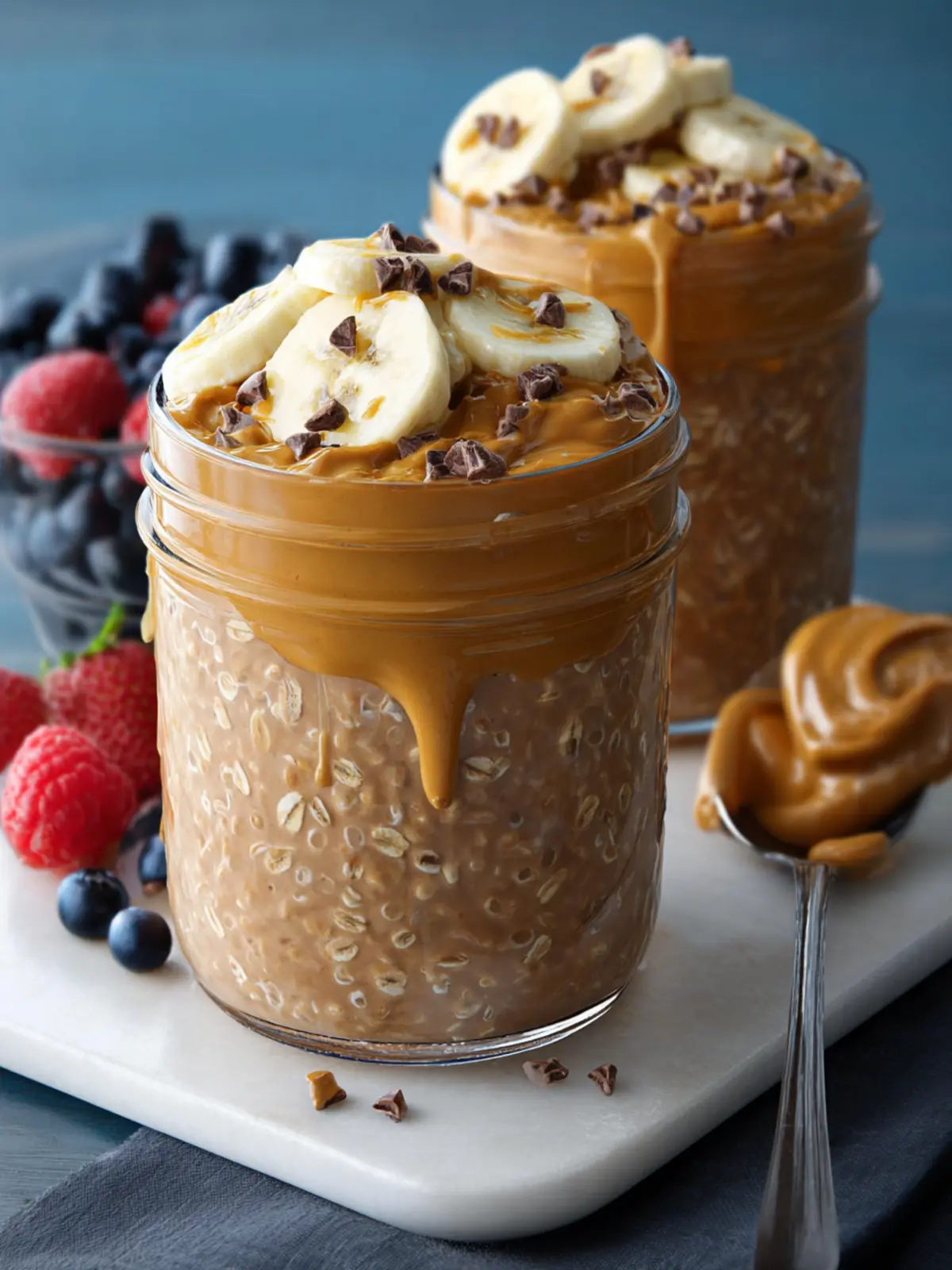 Peanut Butter Overnight Oats First Image