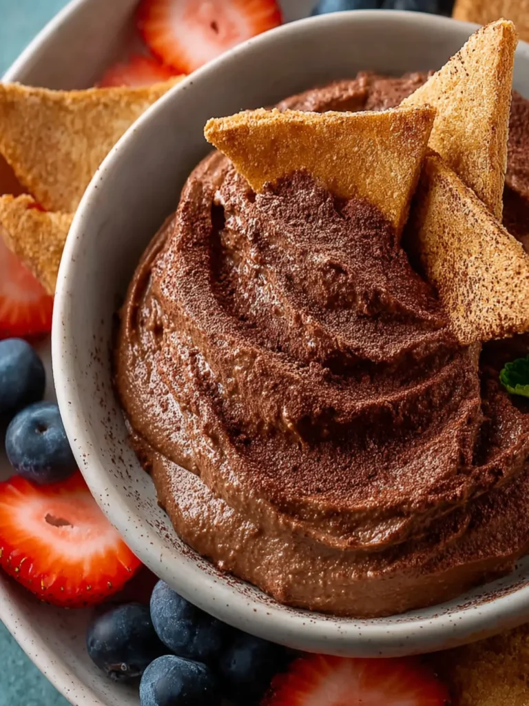 Chocolate Hummus Recipe First Image