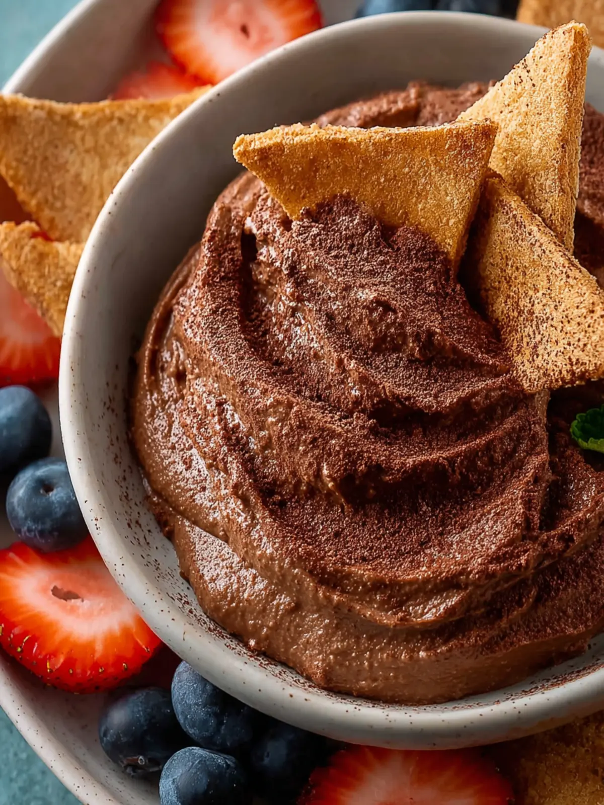 Chocolate Hummus Recipe First Image