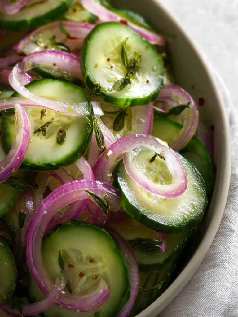 Cucumber Onion Salad First Image