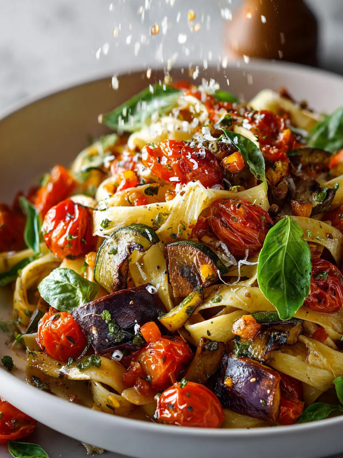 Roasted Vegetable Pasta First Image