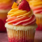 Mango Strawberry Sunset Cupcakes: A Delightful Recipe! First Image