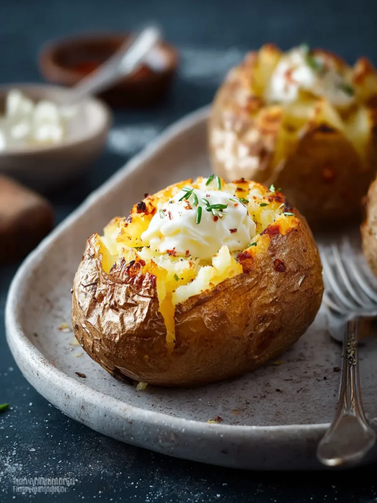 Air Fryer Baked Potatoes First Image