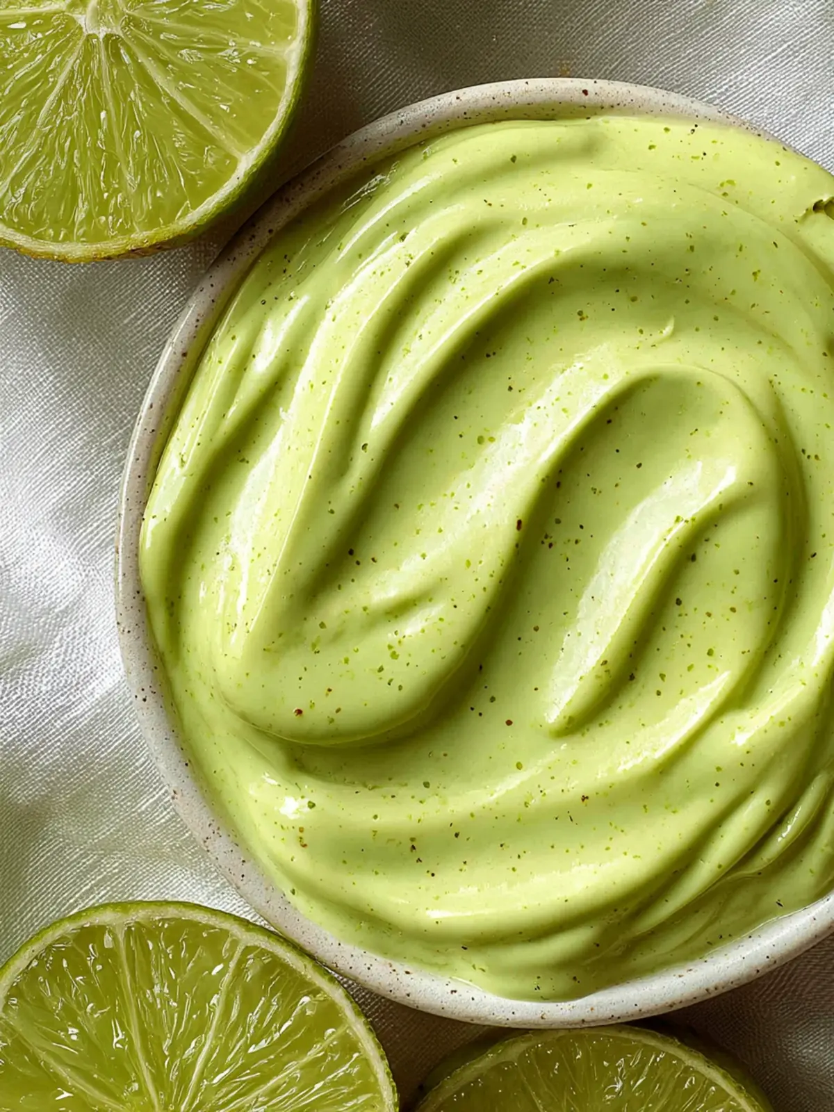 5 Minute Avocado Lime Crema Sauce Recipe with Yogurt First Image