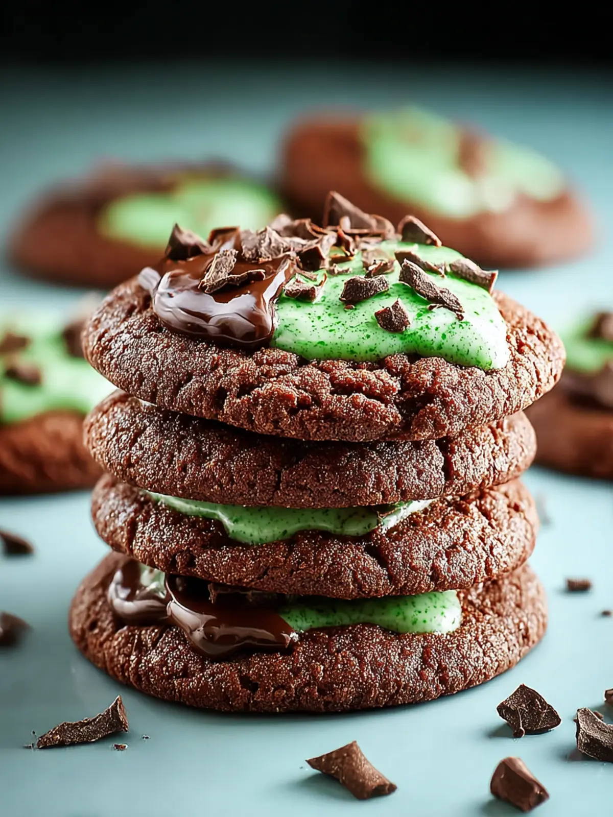 Chocolate Mint Cookies: Gooey and Irresistible Treats First Image