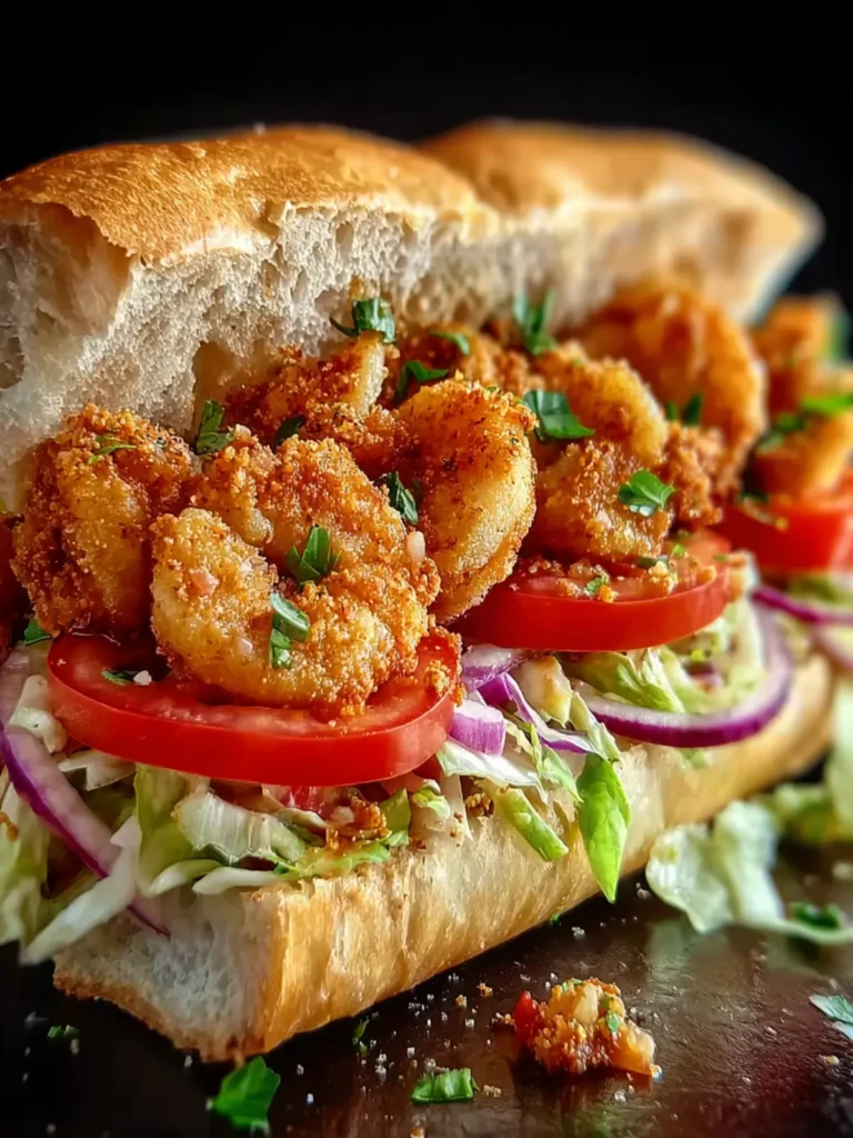Classic New Orleans Fried Shrimp Po-Boy First Image