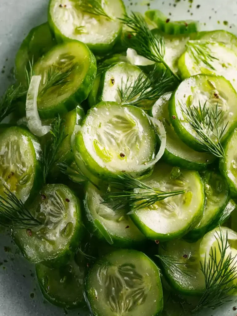 Cucumber Dill Salad: A Fresh Taste of Summer Tradition First Image