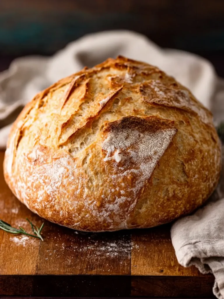 Easy Homemade Artisan Bread Recipe First Image