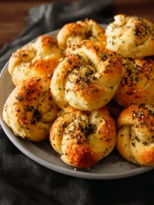 Garlic Knots with Biscuit Dough First Image