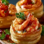 Golden Lobster Puff Pastry Cups First Image
