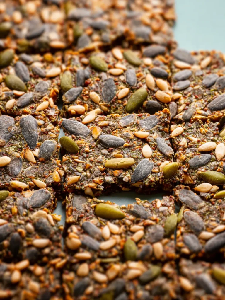Homemade Seed Crackers Without Flour First Image