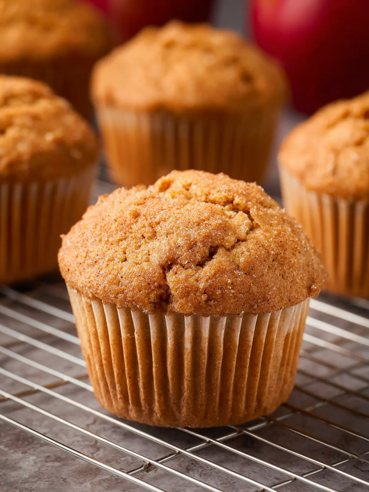 The BEST One Bowl Applesauce Muffins First Image