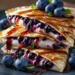 Blueberry Breakfast Quesadilla First Image