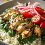 Chicken Spinach Rice Bowl First Image