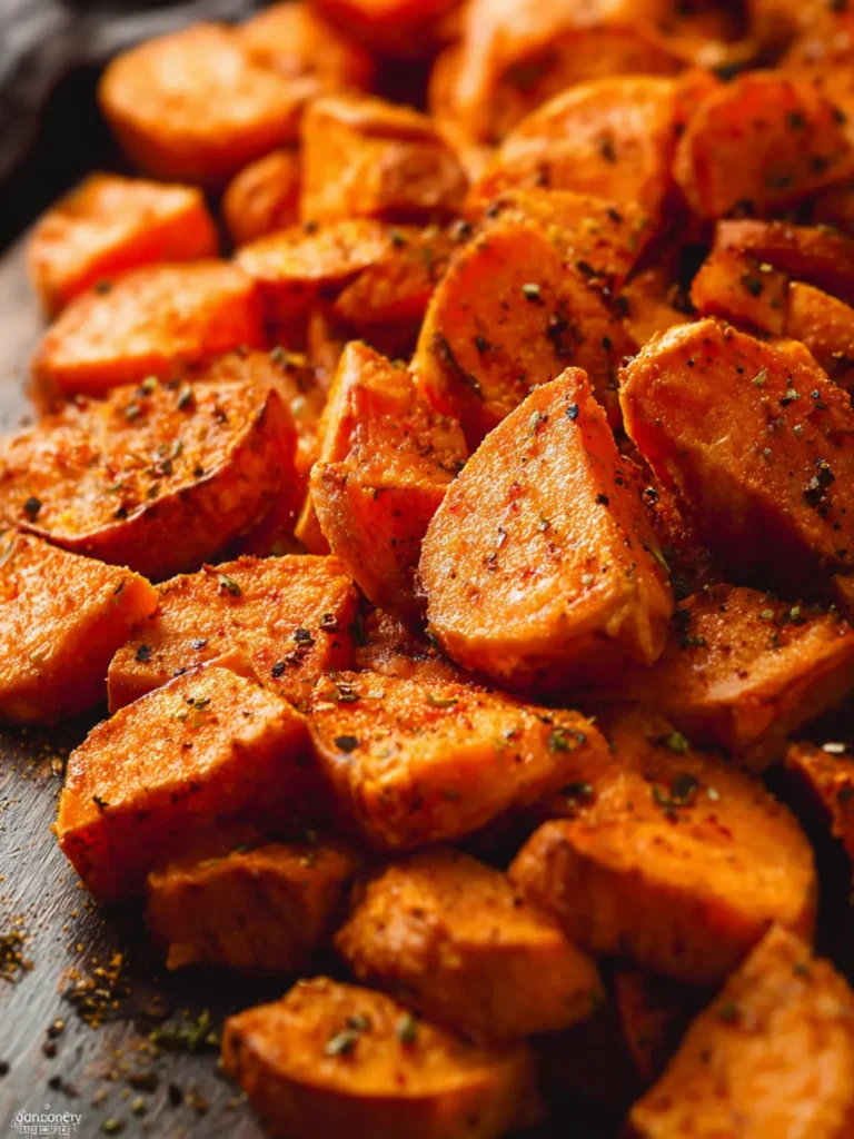 Crispy Roasted Sweet Potatoes First Image