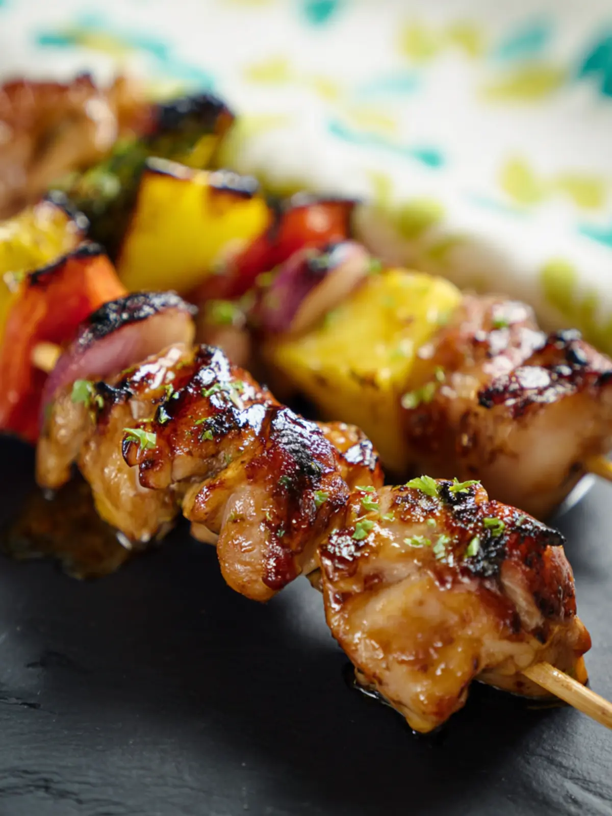 Gluten-Free Grilled Sweet and Sour Chicken Skewers First Image