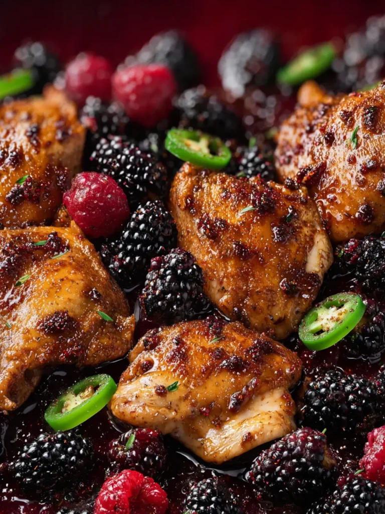 Jalapeño Blackberry Chicken First Image