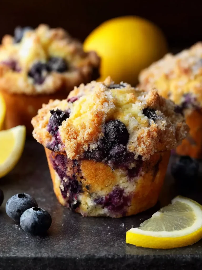 Lemon Blueberry Muffins First Image