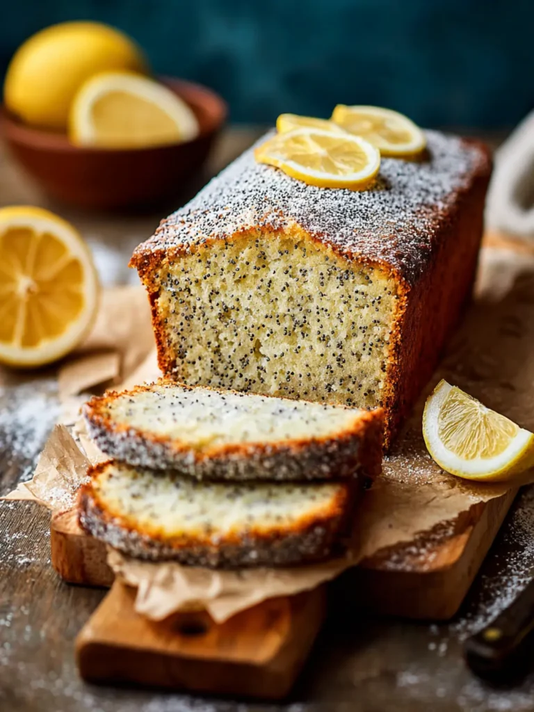 Lemon Poppy Seed Bread First Image