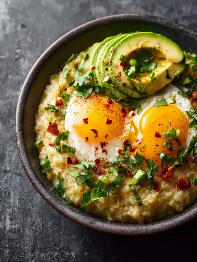 Savory Avocado Oatmeal First Image