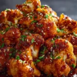 Sticky Honey Garlic Cauliflower First Image