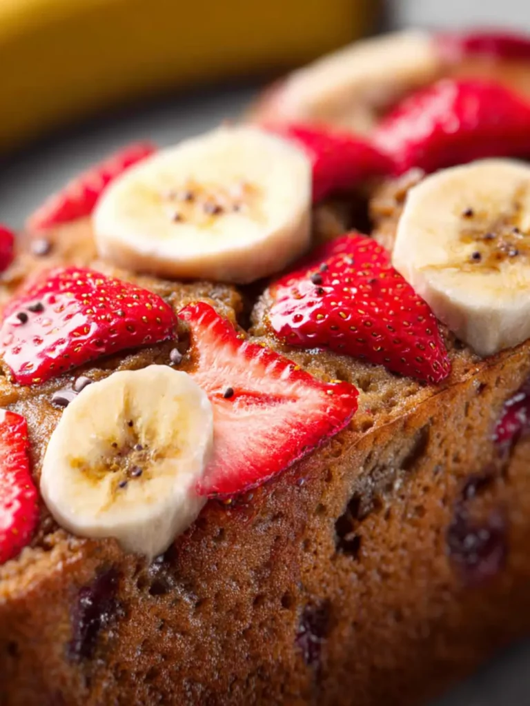 Strawberry Banana Bread First Image