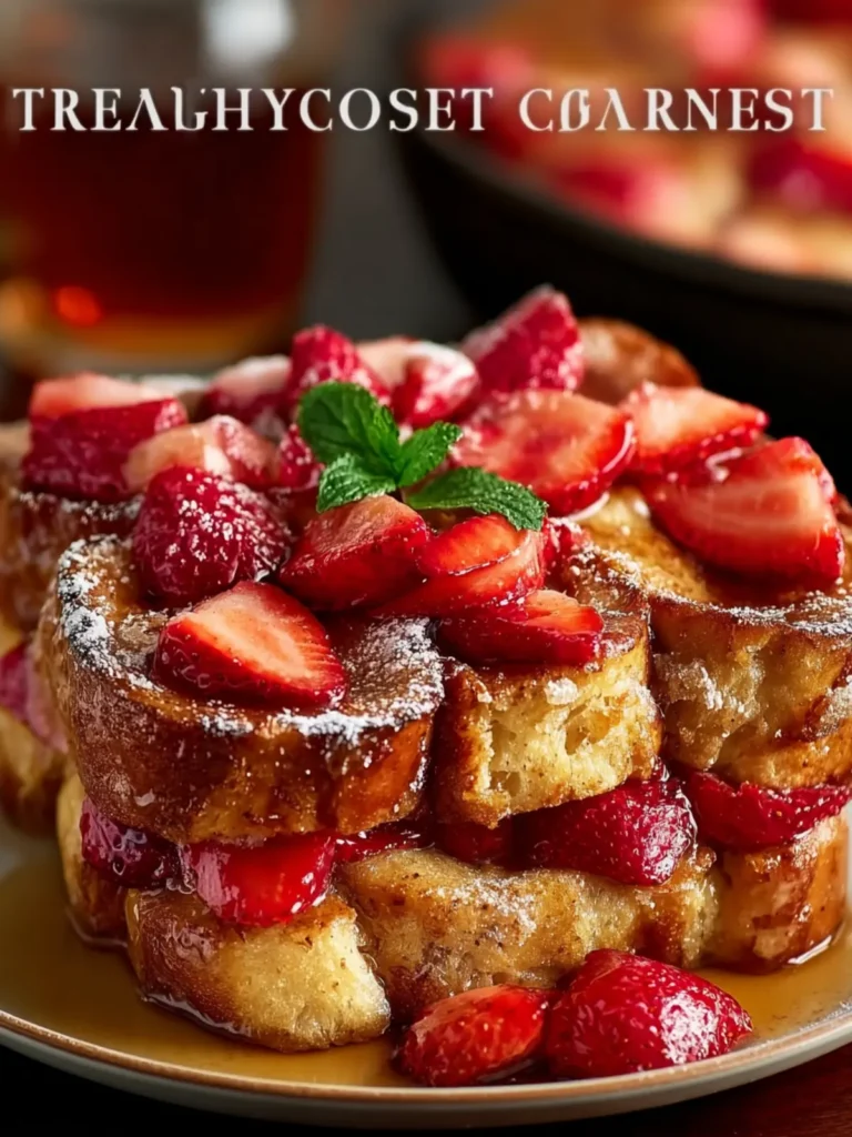 Strawberry French Toast Casserole First Image