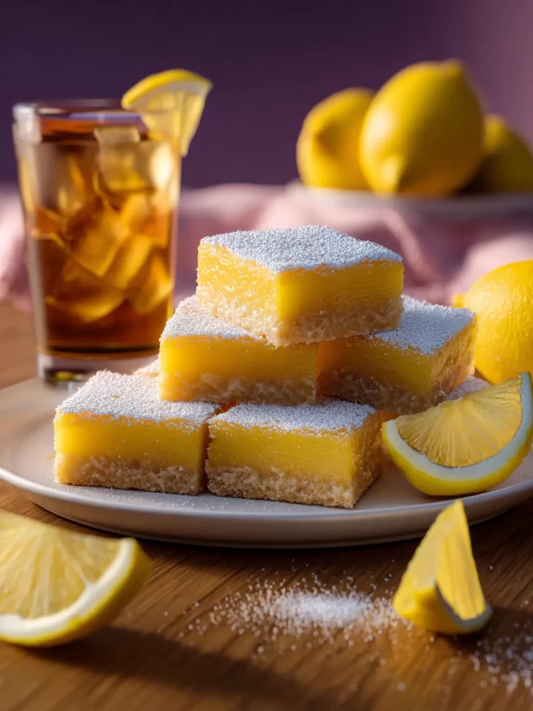 Super Easy Lemon Bars Recipe First Image